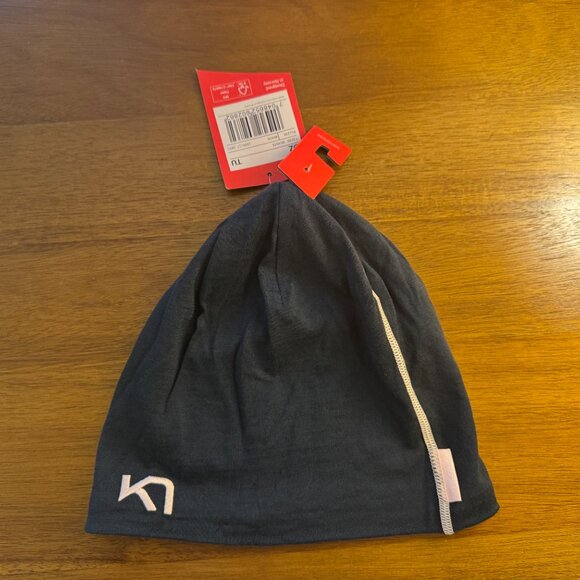 Kari Traa blue & pink wool beanie hat - NEW with tags - Picture 4 of 4